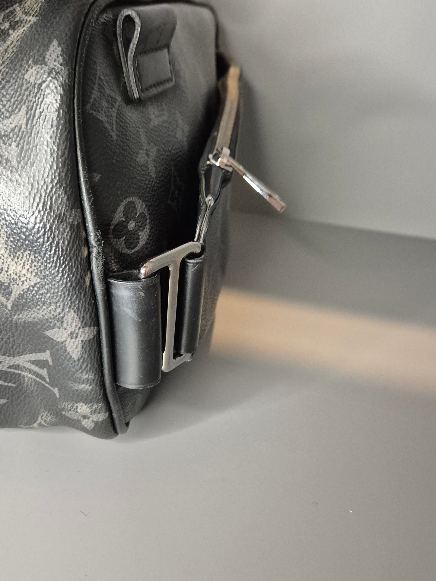 Louis Vuitton Satchel – Black Monogram Taiga Leather
