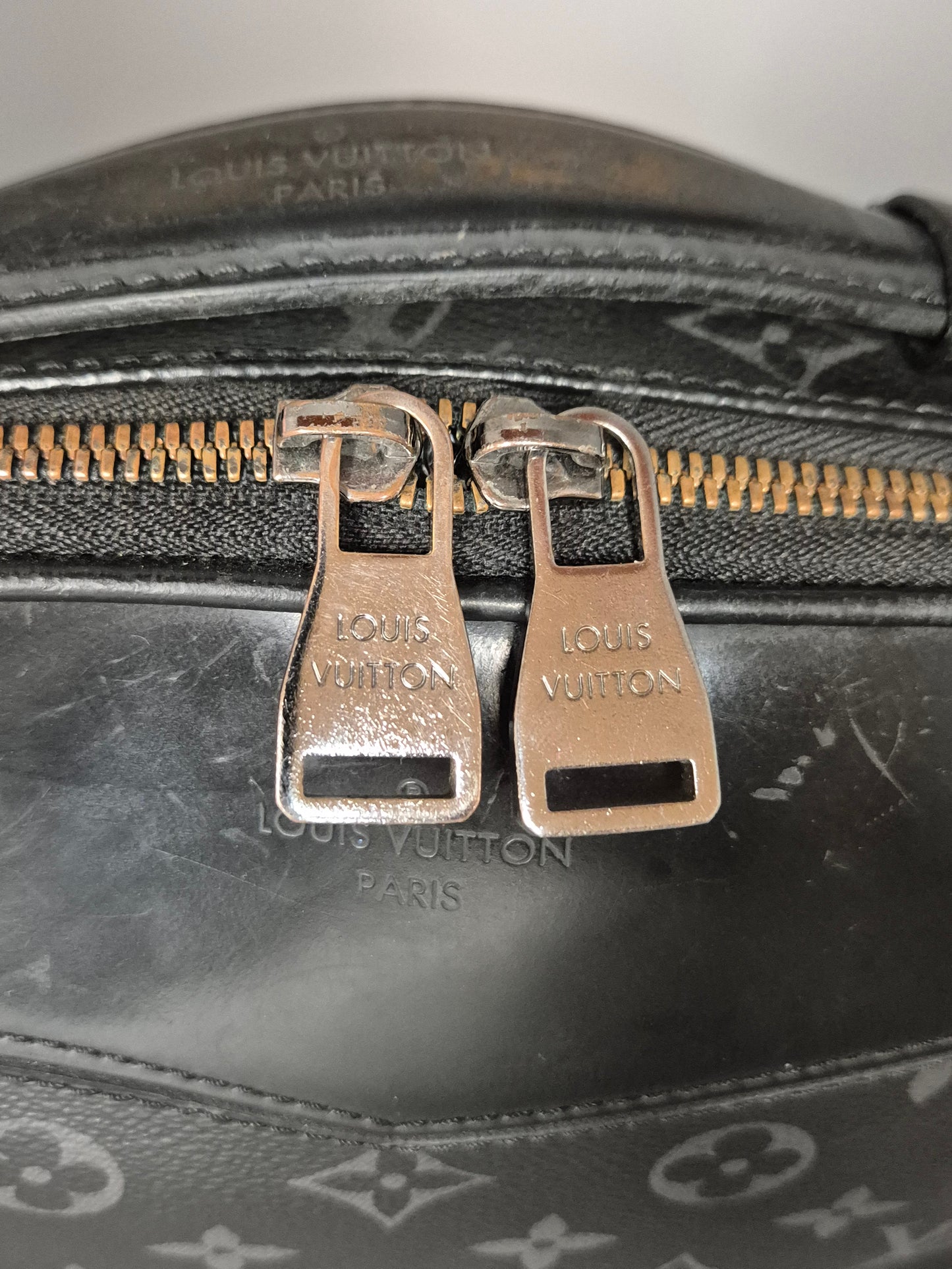 Louis Vuitton Satchel – Black Monogram Taiga Leather