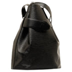 Sac Louis Vuitton Twist Bucket noir en cuir Épi