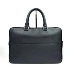 Louis Vuitton Porte-Documents en Cuir Taïga Noir Louis Vuitton