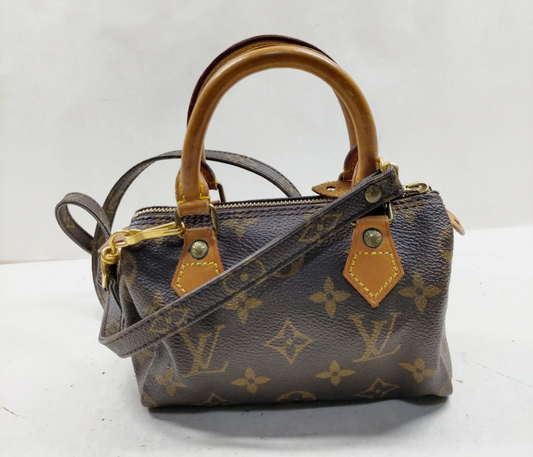 Louis Vuitton Nano Speedy Monogram avec bandoulière
