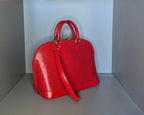 Louis Vuitton Alma PM cuir Épi rouge Iconic-Bag