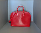 Louis Vuitton Alma PM cuir Épi rouge Iconic-Bag