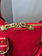 Louis Vuitton Alma PM cuir Épi rouge Iconic-Bag