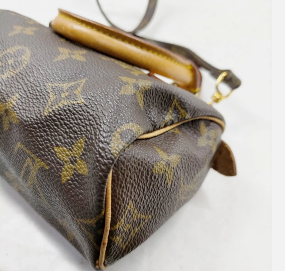 Louis Vuitton Nano Speedy Monogram avec bandoulière