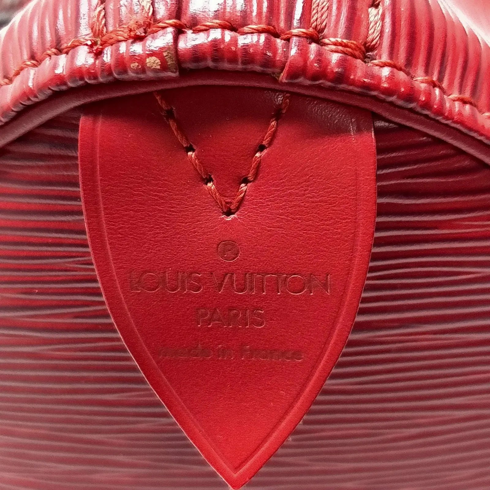 Marque du sac Louis Vuitton - étiquette made in France