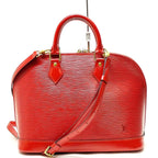 Louis Vuitton Alma PM cuir Épi rouge Iconic-Bag