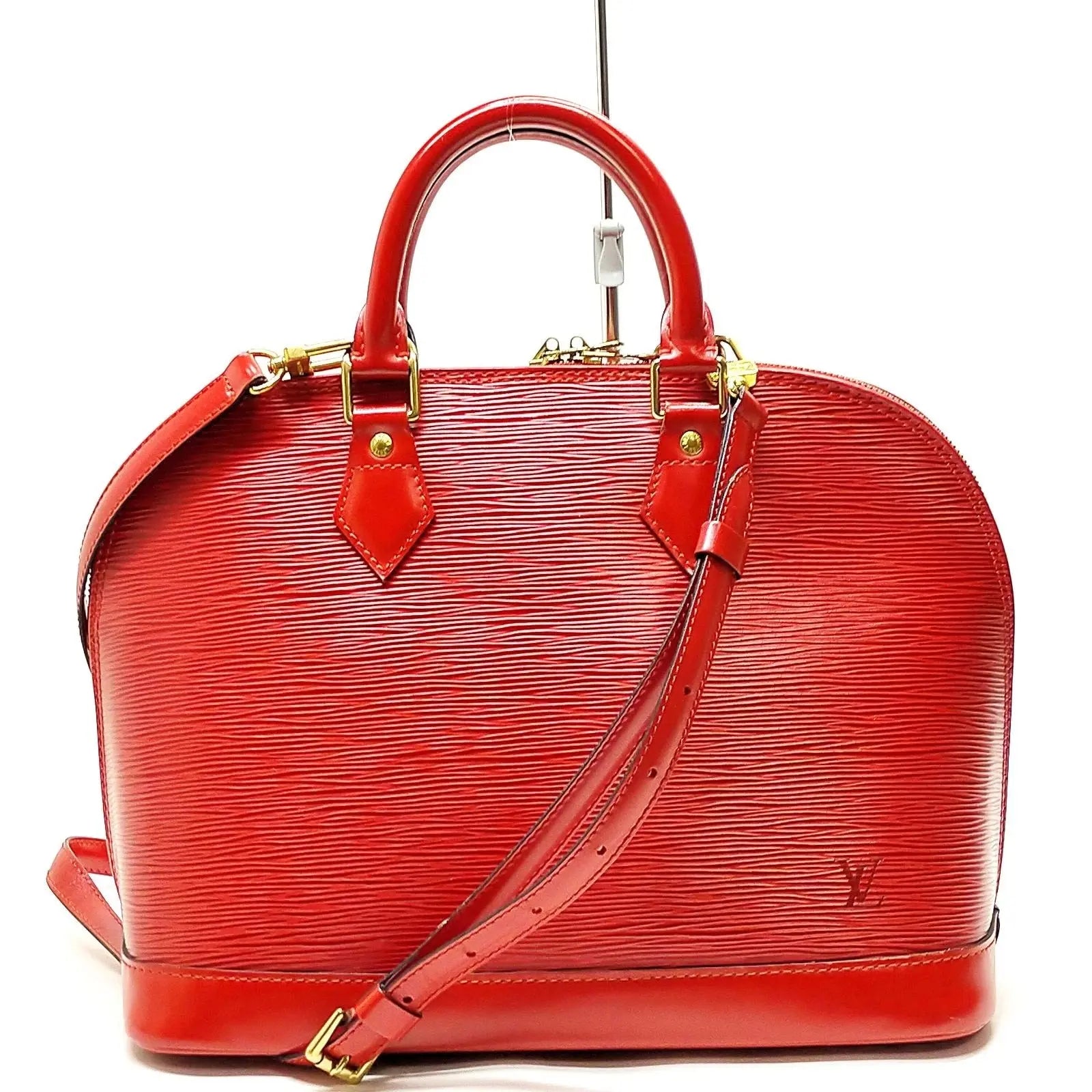 Louis Vuitton Alma PM cuir Épi rouge Iconic-Bag